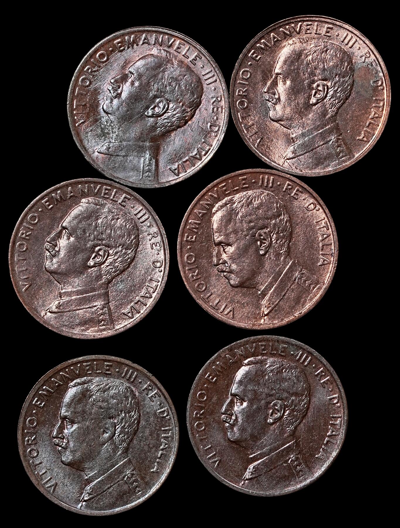 修遠堂世界钱币第110期 意大利1分铜币，未流通