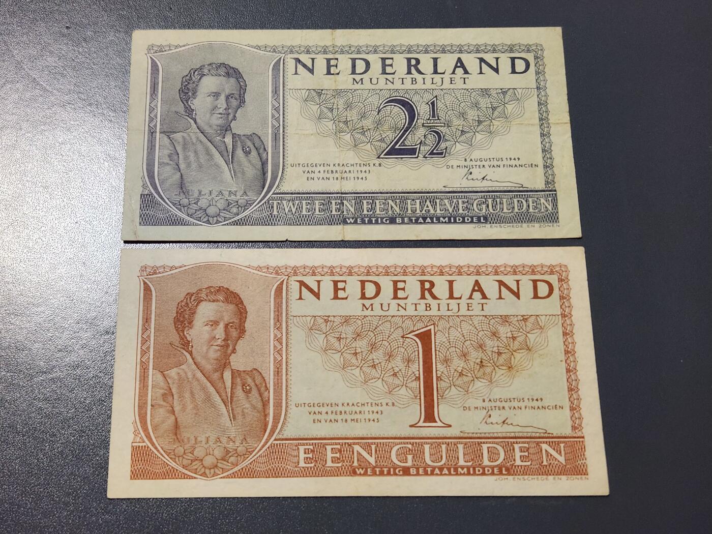 4月6号晚上8点 中外纸币自动截拍第52场 荷兰美品一对