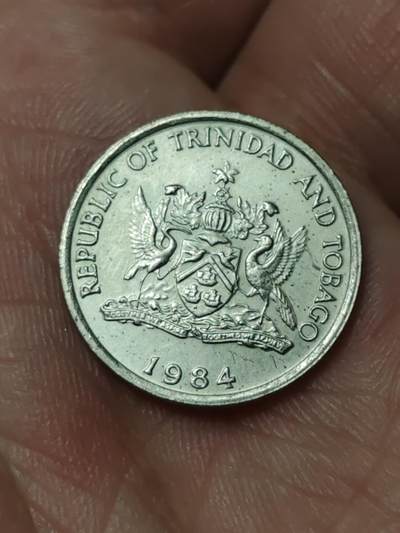 2026年第四十一场(总第二百一十场）外国好品散币场(免佣金) - 特立尼达和多巴哥🇹🇹1984年25分(共和国时期第一版)