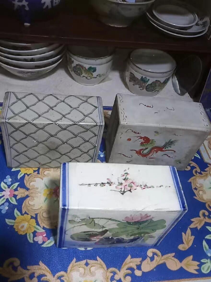 民国时期脉枕三个