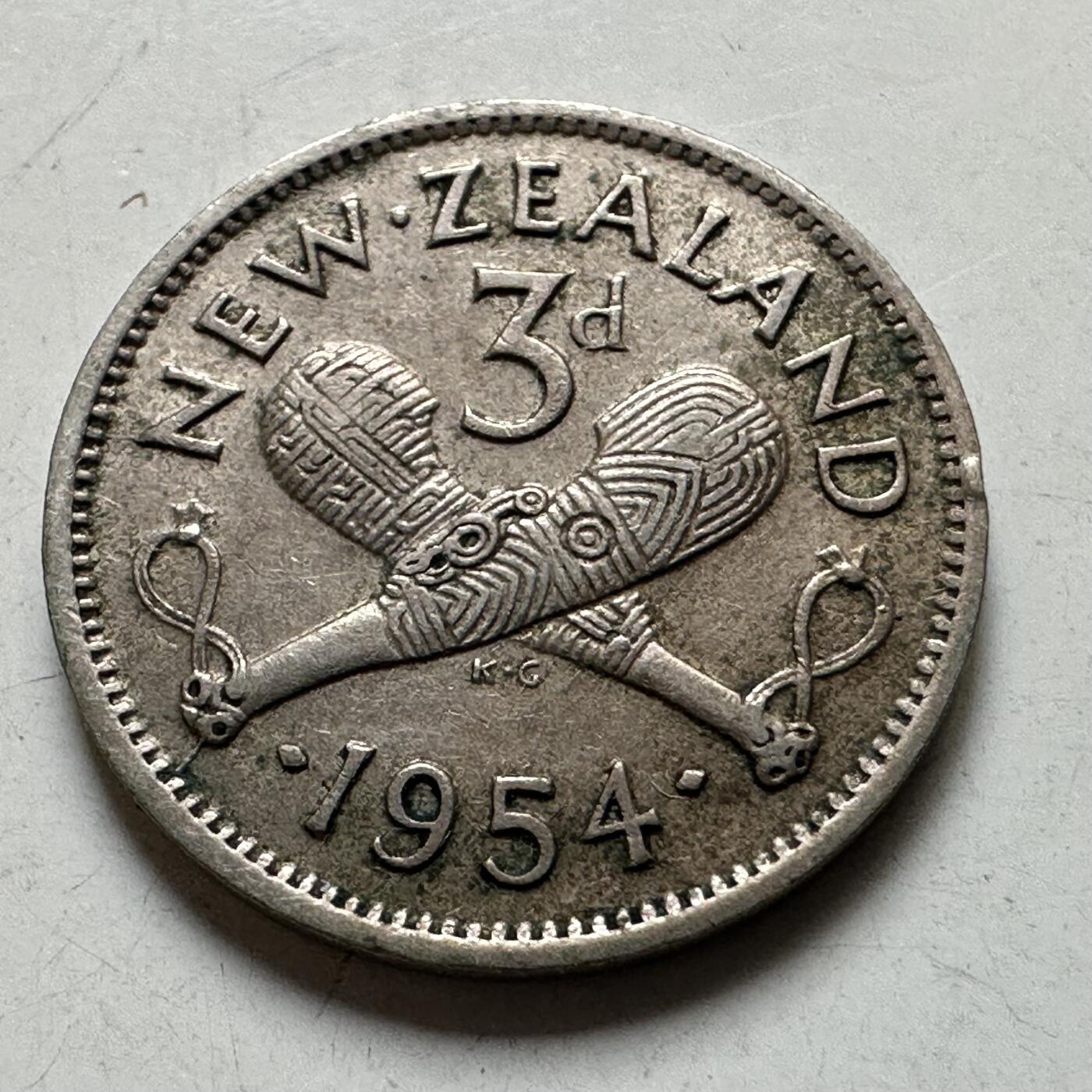 🌹外币初藏🌹🐯2026年第38场   每周二四六晚8️⃣点 世界钱币 新西兰1954年三便士