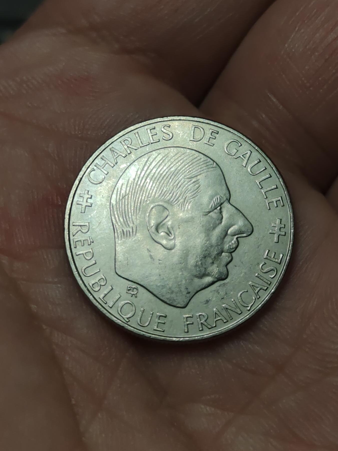 2026年第四十一场(总第二百一十场）外国好品散币场(免佣金) 法国🇫🇷1988年1法郎(第五共和国成立30周年纪念币)