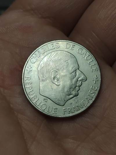 2026年第四十一场(总第二百一十场）外国好品散币场(免佣金) - 法国🇫🇷1988年1法郎(第五共和国成立30周年纪念币)