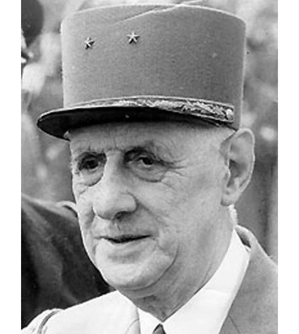 【艺术】法国艺术大章 总统戴高乐将军高浮雕精制超巨型大铜章 120MM 495克