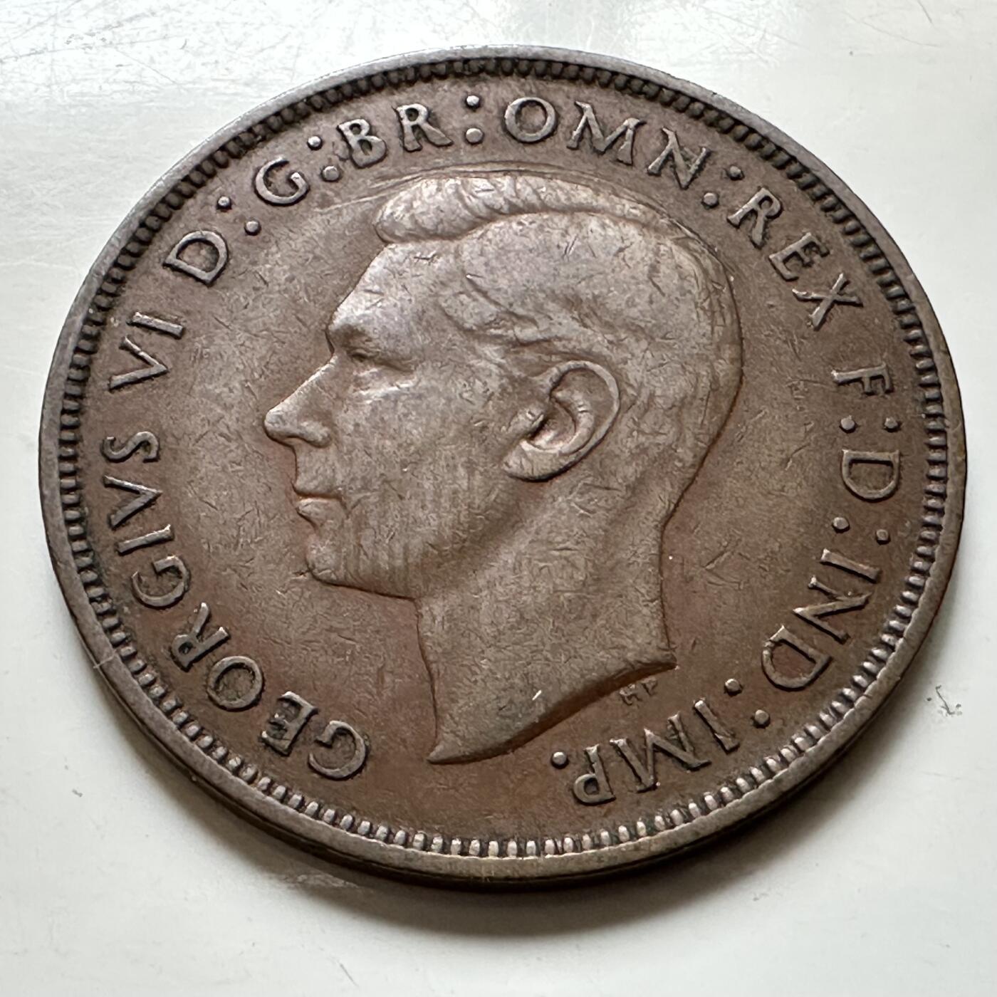 🌹外币初藏🌹🐯2026年第38场   每周二四六晚8️⃣点 世界钱币 英国 1940年 乔治六世 一便士