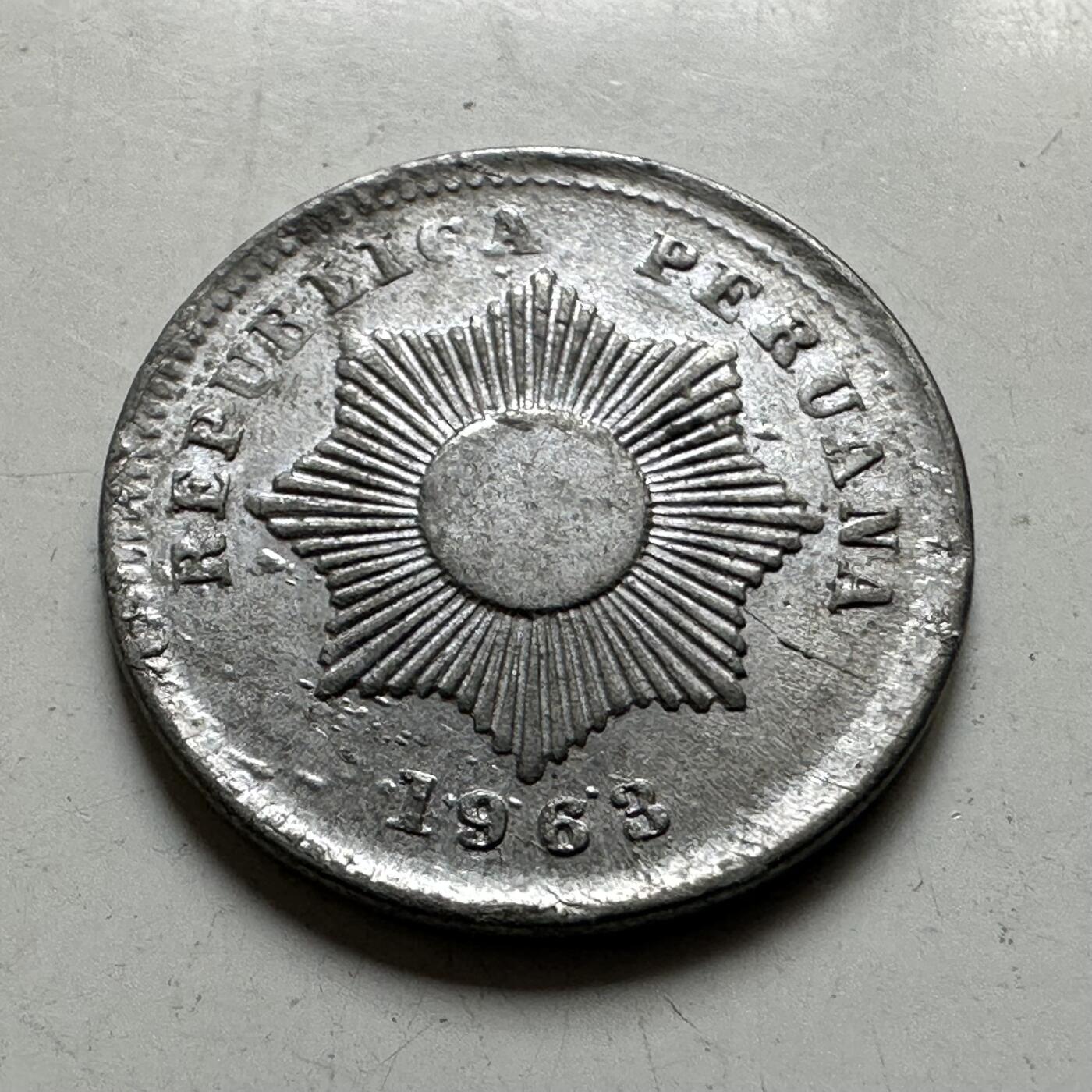 🌹外币初藏🌹🐯2026年第38场   每周二四六晚8️⃣点 世界钱币 秘鲁1963年一分