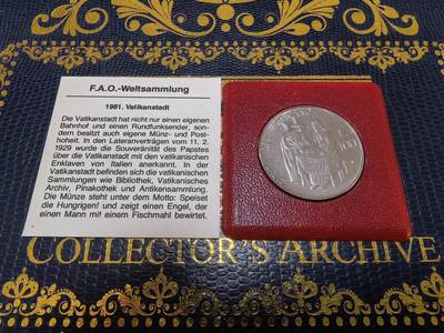 长老汇马年精选第十六场拍卖 - 1981梵蒂冈FAO100里拉钢币