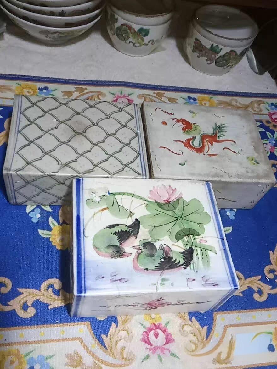 民国时期脉枕三个