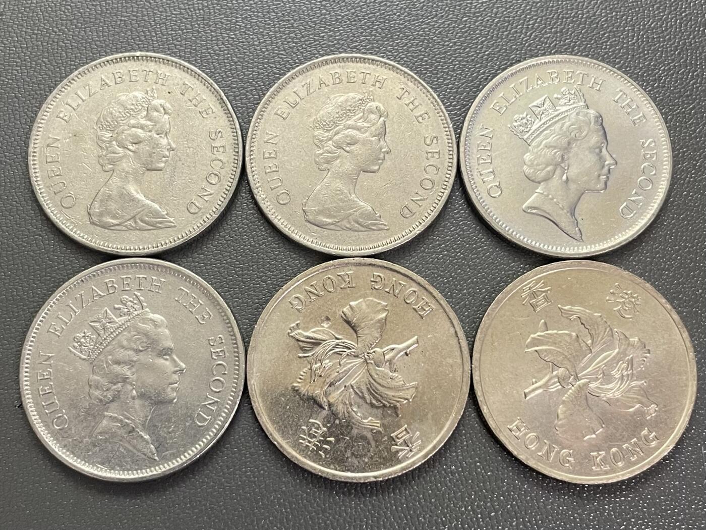 回流0405 香港小壹圆6枚