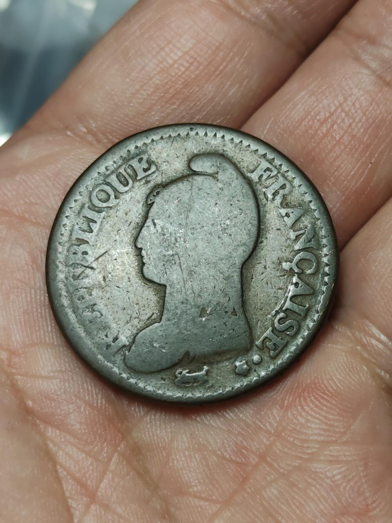 2026年第四十一场(总第二百一十场）外国好品散币场(免佣金) 厚重光润–法兰西第一共和国1799–1800年1德西姆(等值10生丁，LAN8版，A标巴黎造)