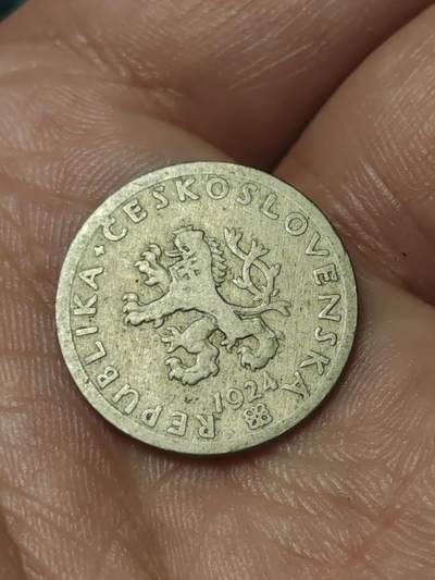 2026年第四十一场(总第二百一十场）外国好品散币场(免佣金) - 捷克斯洛伐克1924年20赫勒(二战前第一套流通硬币)