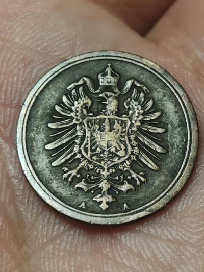 2026年第四十一场(总第二百一十场）外国好品散币场(免佣金) - 德意志帝国1874年1芬尼(威廉一世时期，A标柏林造)