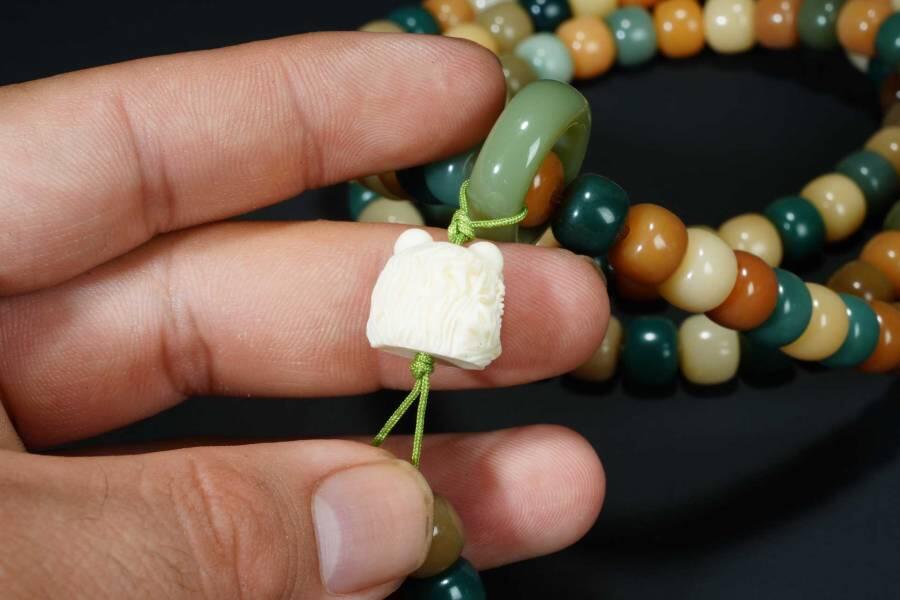 上海都达杂项专场六十六【全场包邮】 多彩菩提桶珠多圈手串63-97