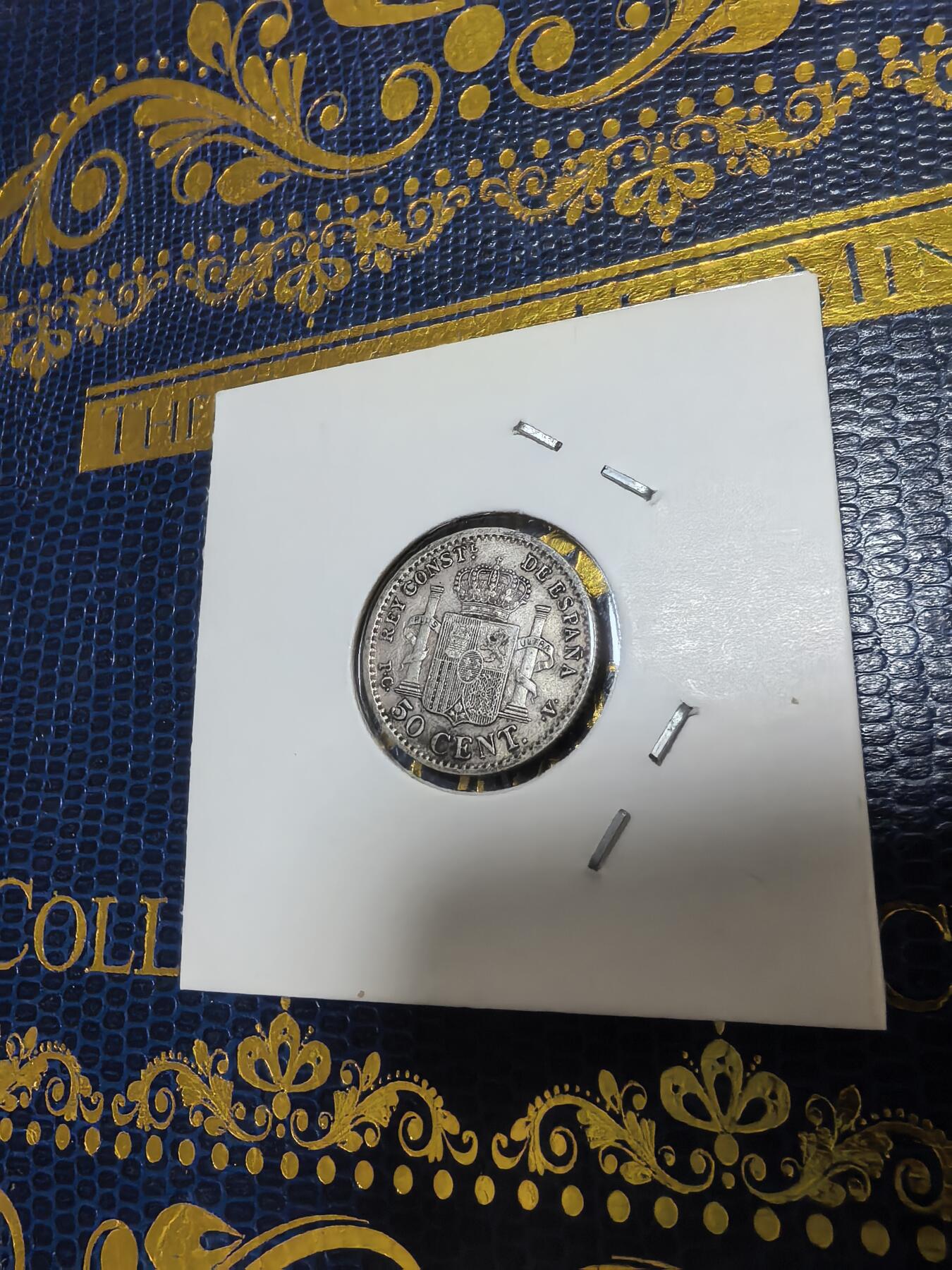 长老汇马年精选第十六场拍卖 1904西班牙阿方索十三世50分银币，2.5克835银（1）