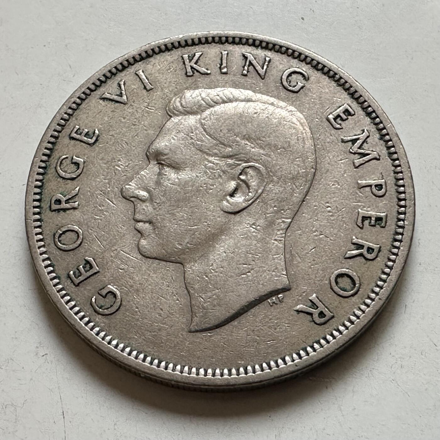 🌹外币初藏🌹🐯2026年第38场   每周二四六晚8️⃣点 世界钱币 新西兰1947年半克朗