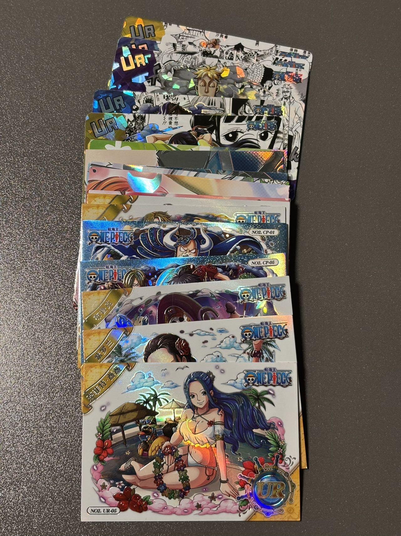 【梨花风起正清明】小王子卡拍第二十四场  卡动 航海王第二弹 ur和拼图卡18张