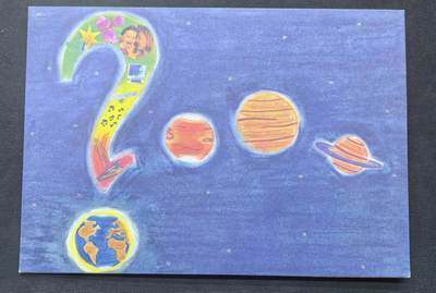 中国集卡电话磁卡专场拍卖(五十六) 斯伦贝谢IC卡2000龙年纪念卡1全带册