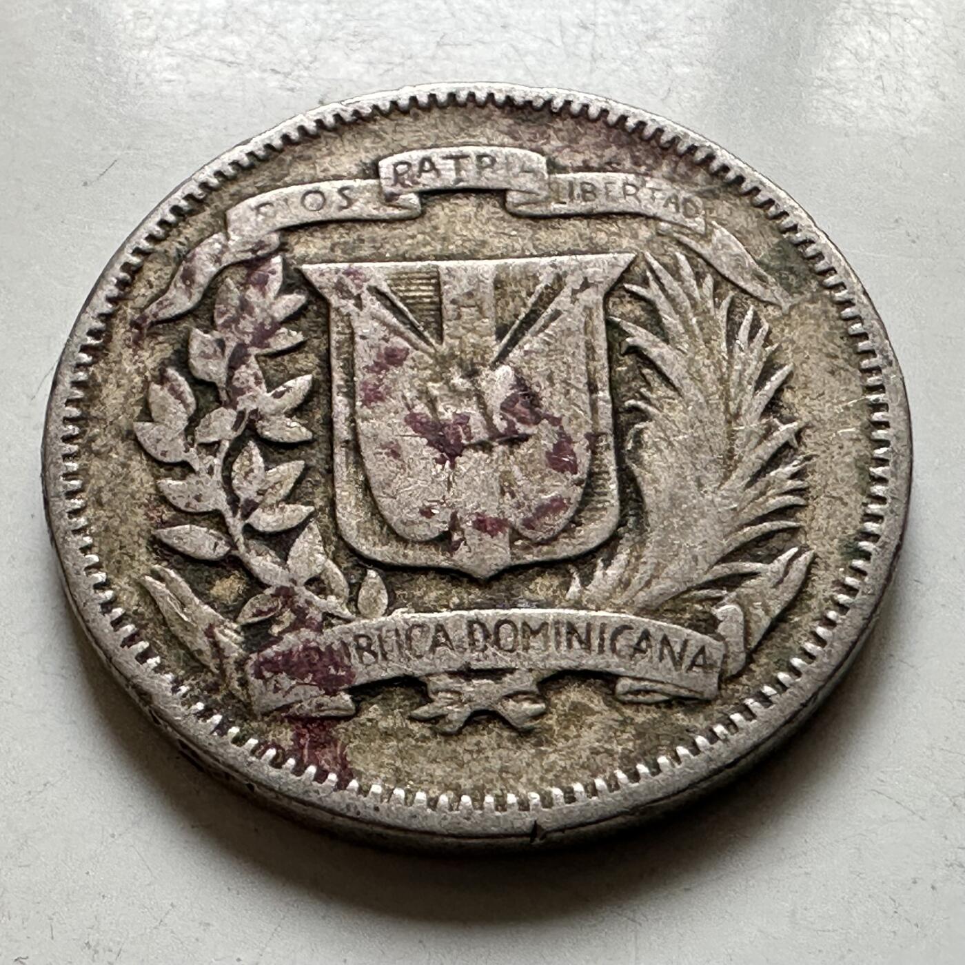 🌹外币初藏🌹🐯2026年第38场   每周二四六晚8️⃣点 世界钱币 多米尼加1974年五分