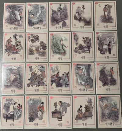 【梨花风起正清明】小王子卡拍第二十四场  - 卡游 戴敦邦红楼梦 梦回金陵 sr20张