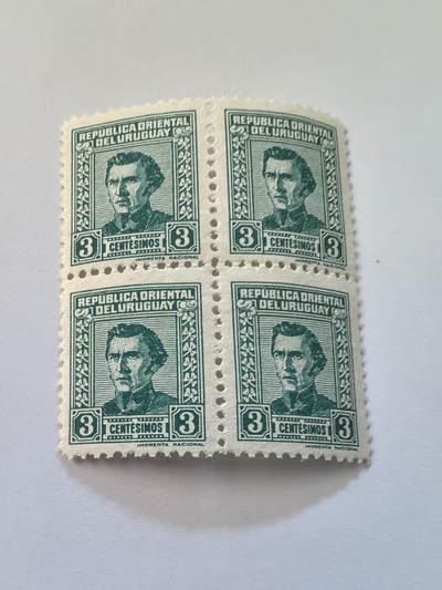 杂票 - 乌拉圭邮票1948年阿蒂加斯将军1枚新方连