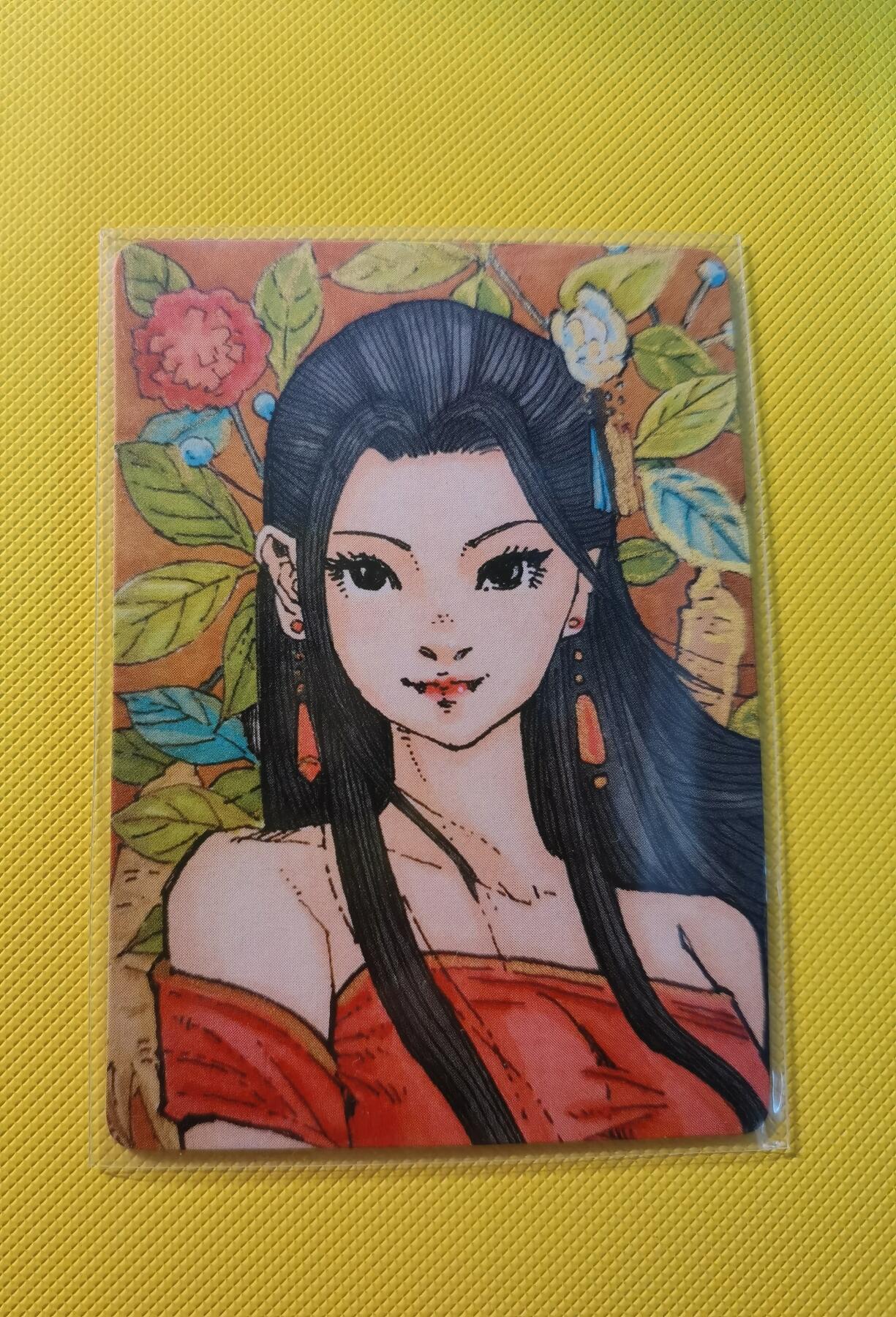 蜂潮卡牌  拍卖001期  小花瓣专场（4月10日  21点  截拍） 小花瓣艺术文创  药香2  手绘复刻卡  人参  限编：003/022