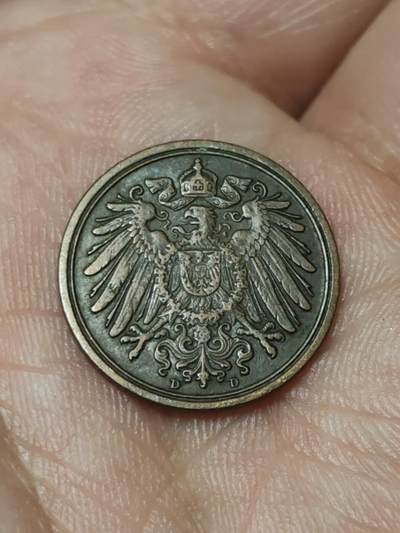 2026年第四十一场(总第二百一十场）外国好品散币场(免佣金) - 好品–德意志帝国1900年1芬尼(威廉二世时期，D标慕尼黑造)