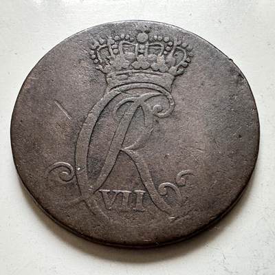 🌹外币初藏🌹🐯2026年第38场   每周二四六晚8️⃣点 世界钱币 - 石勒苏益格-荷尔斯泰因1787年 克里斯蒂安七世 1塞克斯林