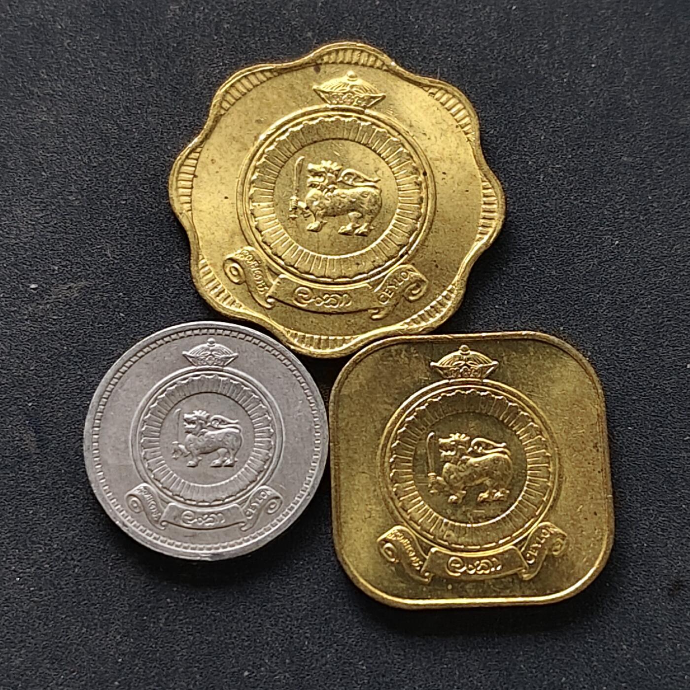 【全场包邮】纯粹捡漏拍518场 锡兰1963-1971年3枚套币