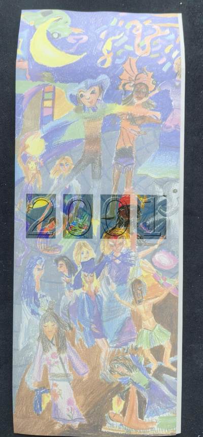 中国集卡电话磁卡专场拍卖(五十六) 斯伦贝谢2001新年IC智能透明卡1全带册