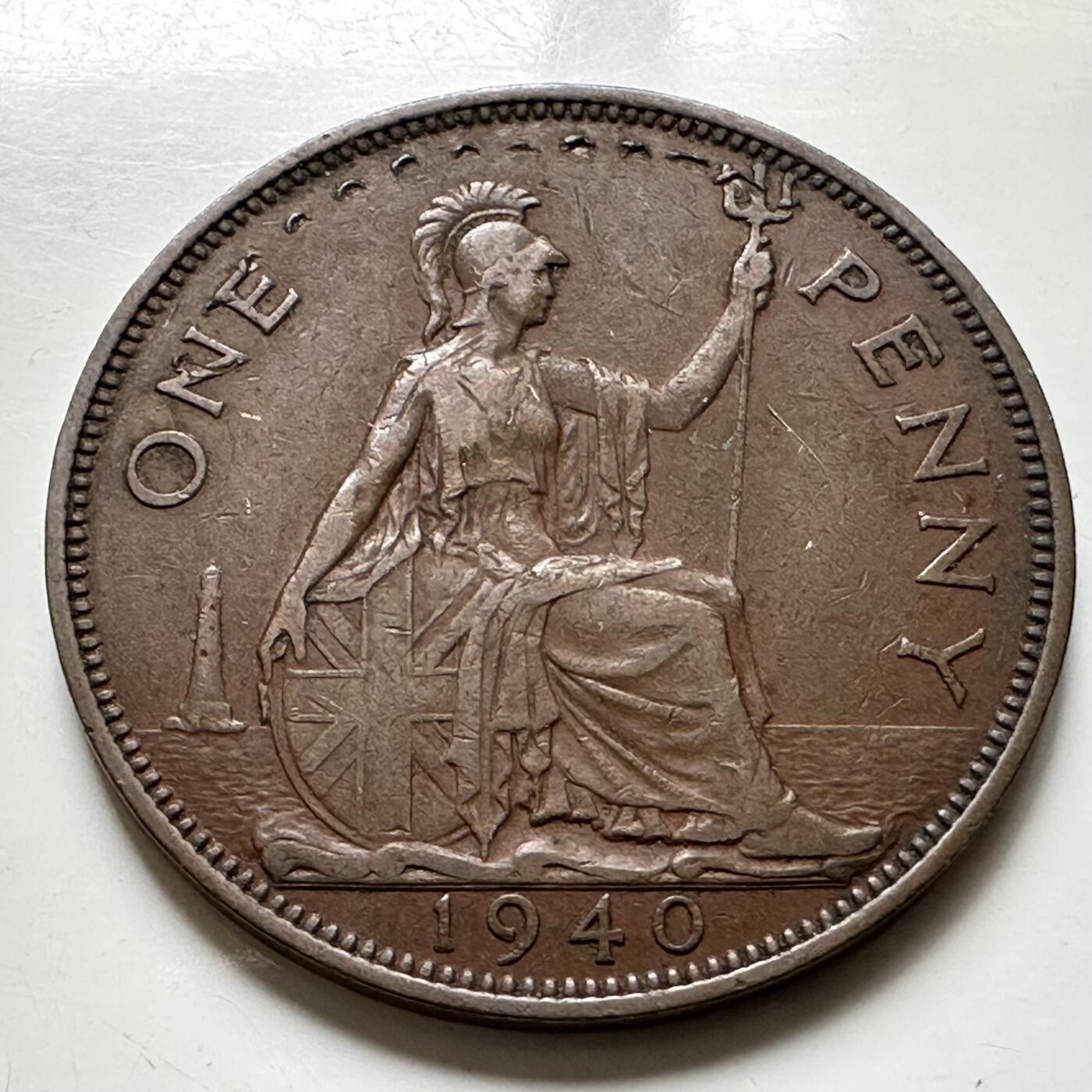 🌹外币初藏🌹🐯2026年第38场   每周二四六晚8️⃣点 世界钱币 英国 1940年 乔治六世 一便士