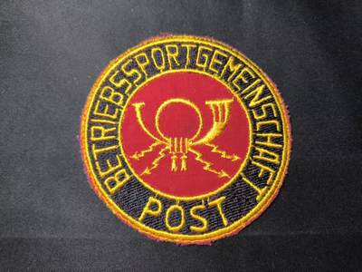 云宸嘉赏-勋臻佳藏四月精品甄选场次（低佣 一元一手） - 民主德国BSG Post（邮政企业体育协会）刺绣臂章 早期版本好品