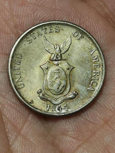 2026年第四十一场(总第二百一十场）外国好品散币场(免佣金) - 美属菲律宾1944年20分银币(第二套流通硬币，D标丹佛造，750银)