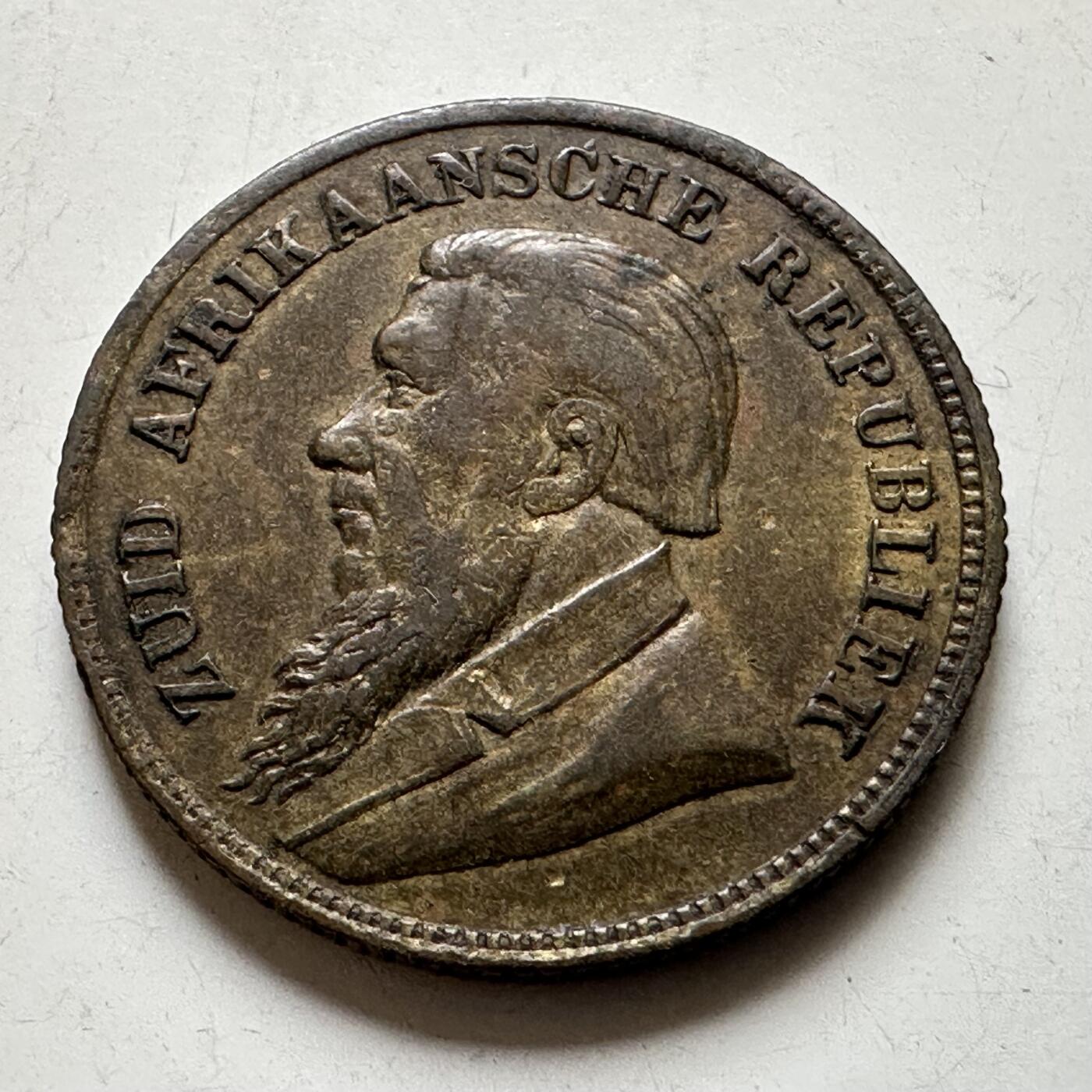 🌹外币初藏🌹🐯2026年第38场   每周二四六晚8️⃣点 世界钱币 南非德兰士瓦1896年1镑 后铸代用币