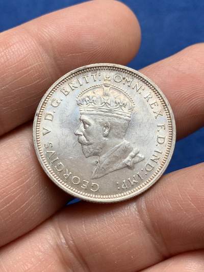 《竞宝斋》第477场 周日，周一 2场连拍 （全场包邮）欢迎送拍 - 澳大利亚1927年堪培拉国会大厦1弗罗林银币