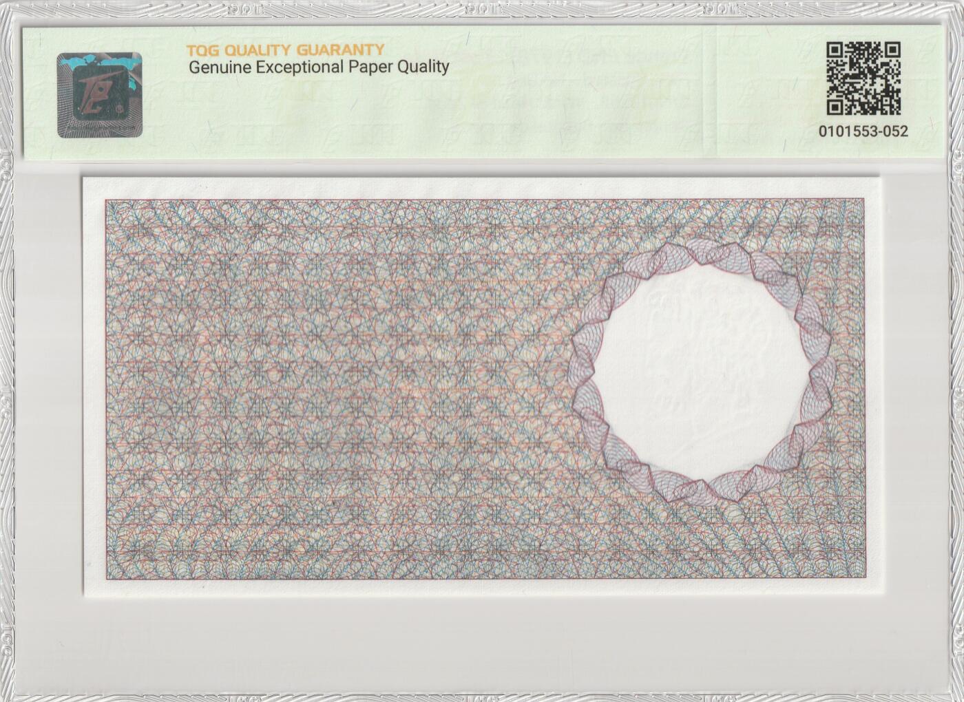 PThappally收藏第56次拍卖，英联邦地区硬币纸币 法国测试笔记 1978, ECHANTILLON, TQG 66 GEPQ Gem UNC