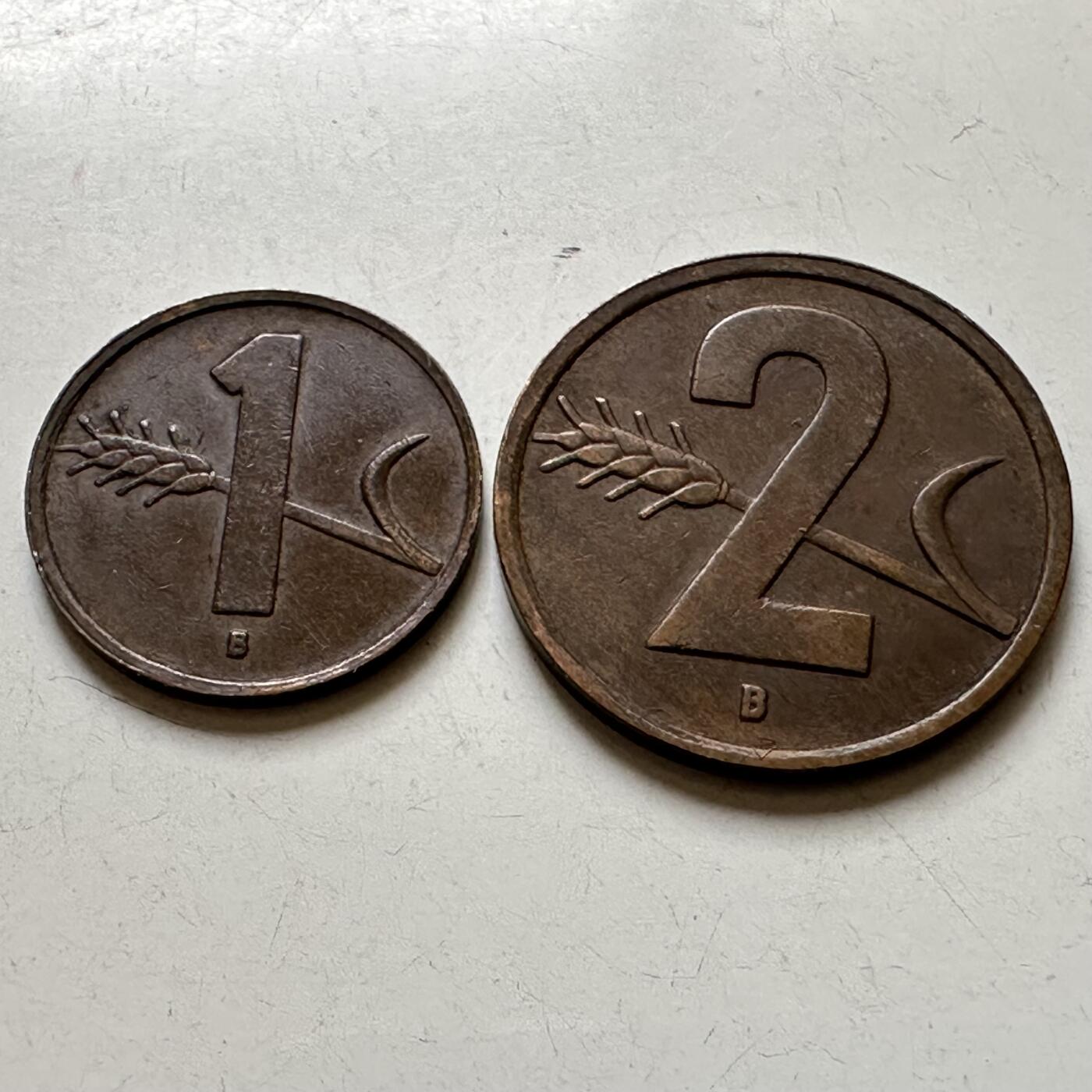 🌹外币初藏🌹🐯2026年第38场   每周二四六晚8️⃣点 世界钱币 瑞士1951年1-2分 一对