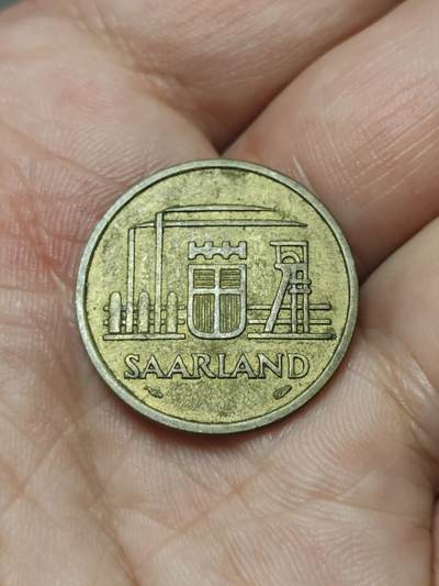 2026年第四十一场(总第二百一十场）外国好品散币场(免佣金) - 法占德国萨尔州1954单年份20法郎