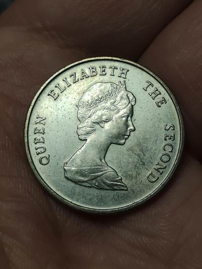 2026年第四十一场(总第二百一十场）外国好品散币场(免佣金) - 东加勒比国家1995年25分(伊丽莎白二世中年花冠)