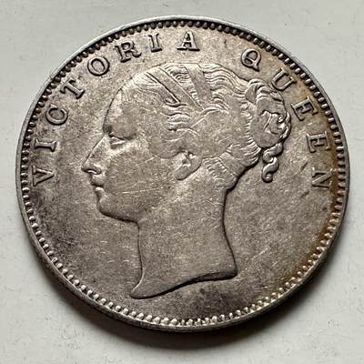 🌹外币初藏🌹🐯2026年第38场   每周二四六晚8️⃣点 世界钱币 - 英属东印度 1840年 维多利亚 单辫 1卢比 30.6mm-11.66g-91.7%银 银币