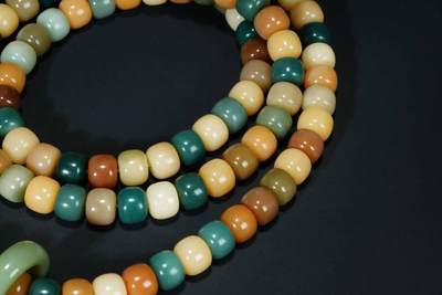 上海都达杂项专场103【全场包邮】  多彩菩提桶珠多圈手串63-97