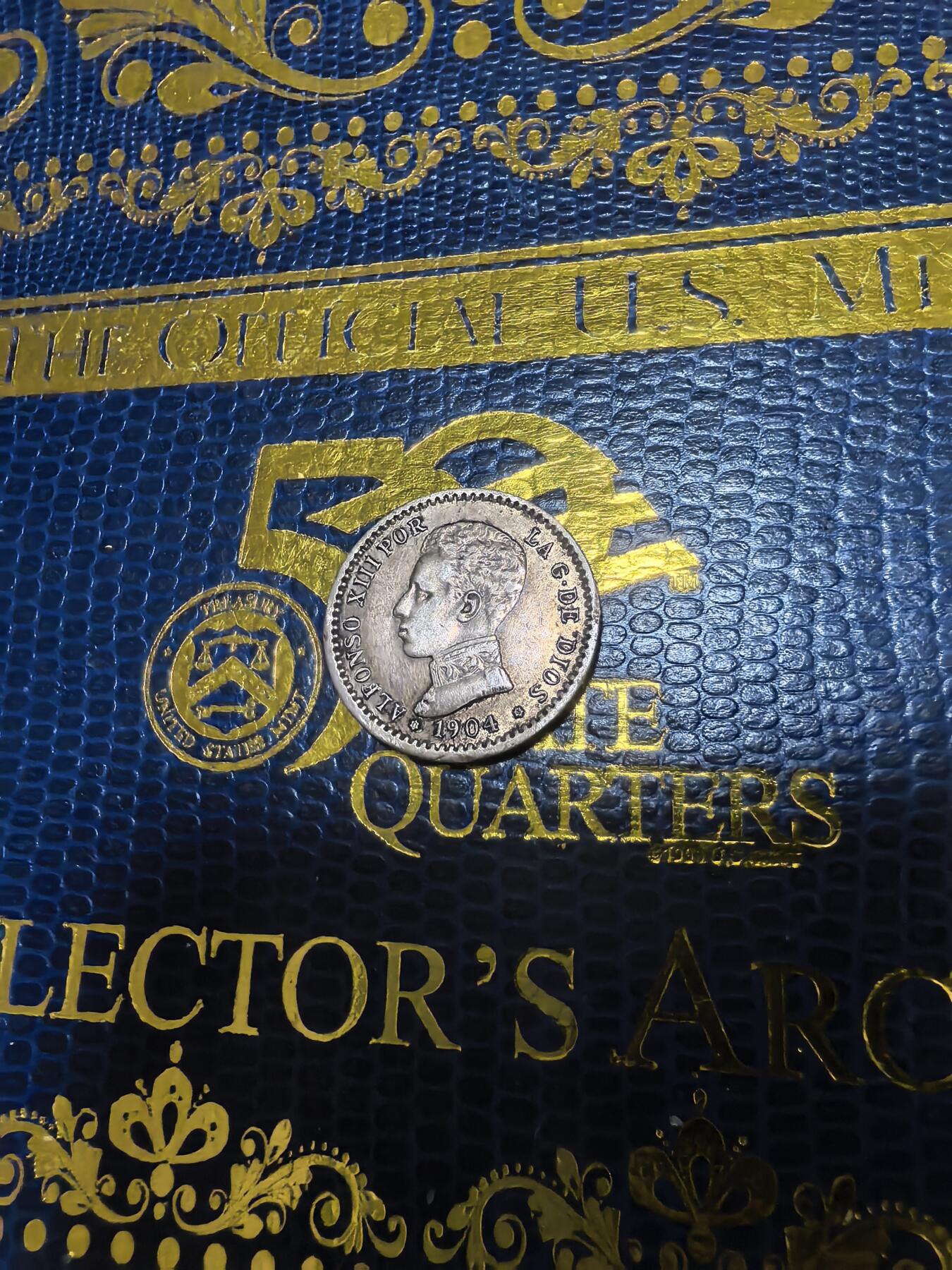 长老汇马年精选第十六场拍卖 1904西班牙阿方索十三世50分银币，2.5克835银（4）