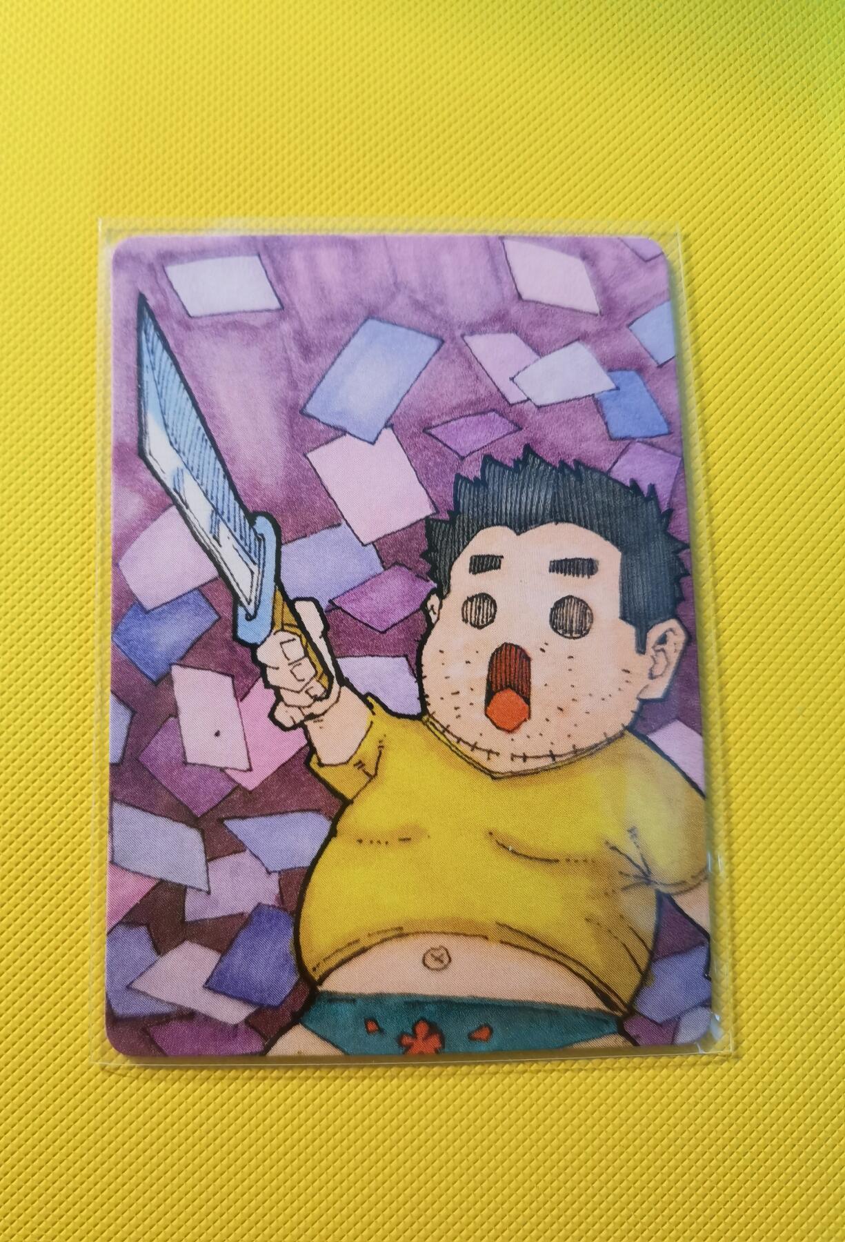 蜂潮卡牌  拍卖001期  小花瓣专场（4月10日  21点  截拍） 小花瓣艺术文创  药香2  手绘复刻卡  拔刀吧  限编：013/022