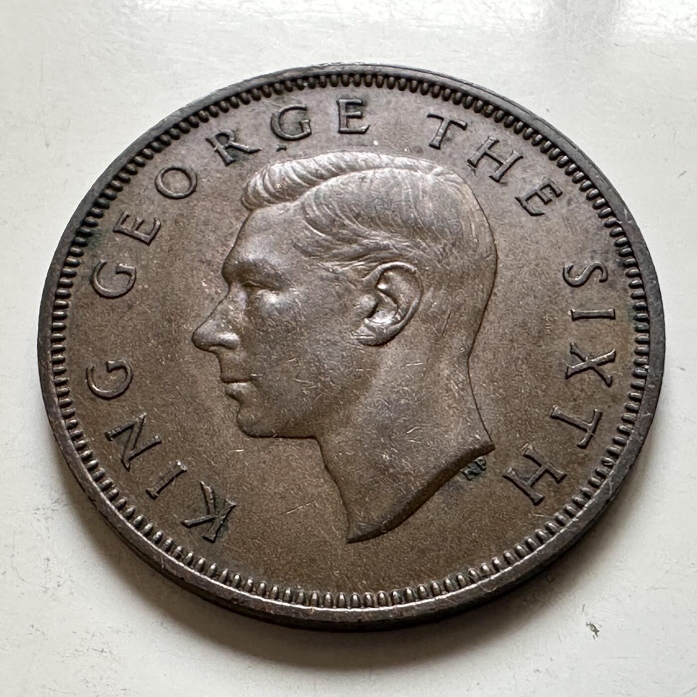 🌹外币初藏🌹🐯2026年第38场   每周二四六晚8️⃣点 世界钱币 新西兰1949年半便士