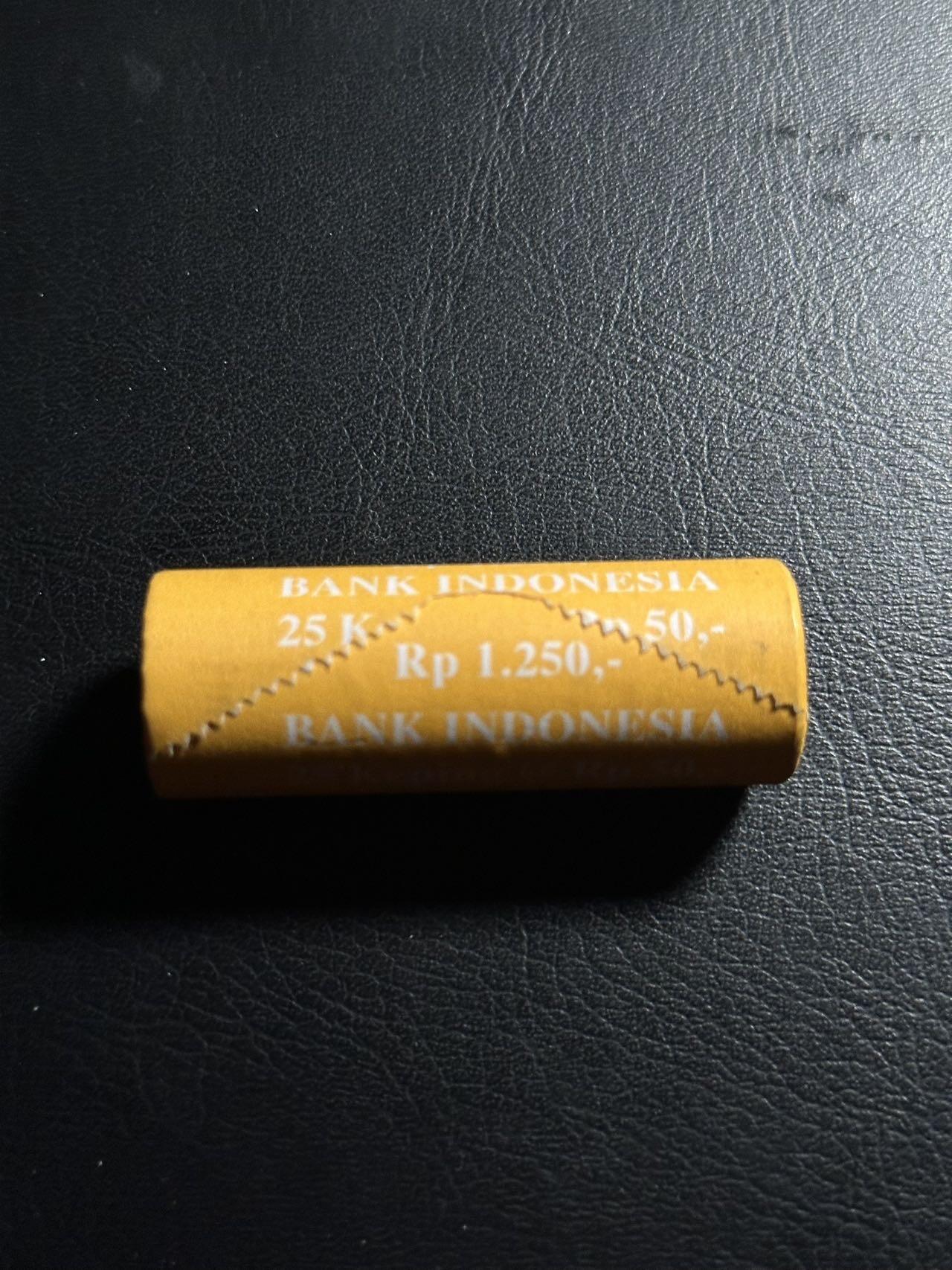 丙午马年四月第二场 。本期更新各类稀有品种 印尼1999年银行原卷25卢比。50枚。原卷！27年前的原卷！（不设起拍，放漏）