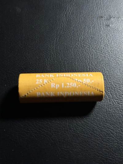 丙午马年四月第二场 。本期更新各类稀有品种 - 印尼1999年银行原卷25卢比。50枚。原卷！27年前的原卷！（不设起拍，放漏）