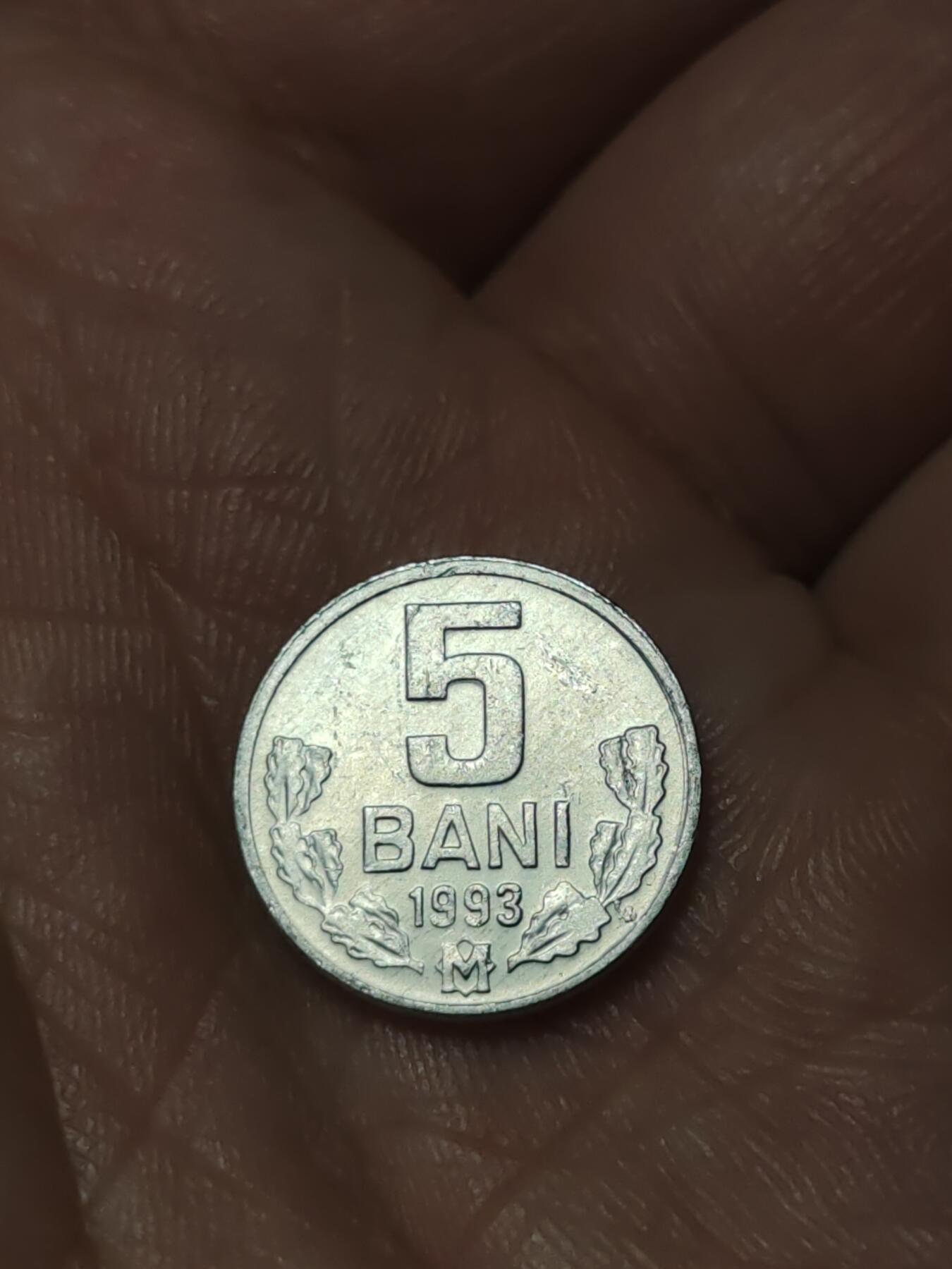 2026年第四十一场(总第二百一十场）外国好品散币场(免佣金) 摩尔多瓦🇲🇩1993年5巴尼(第一套流通硬币)