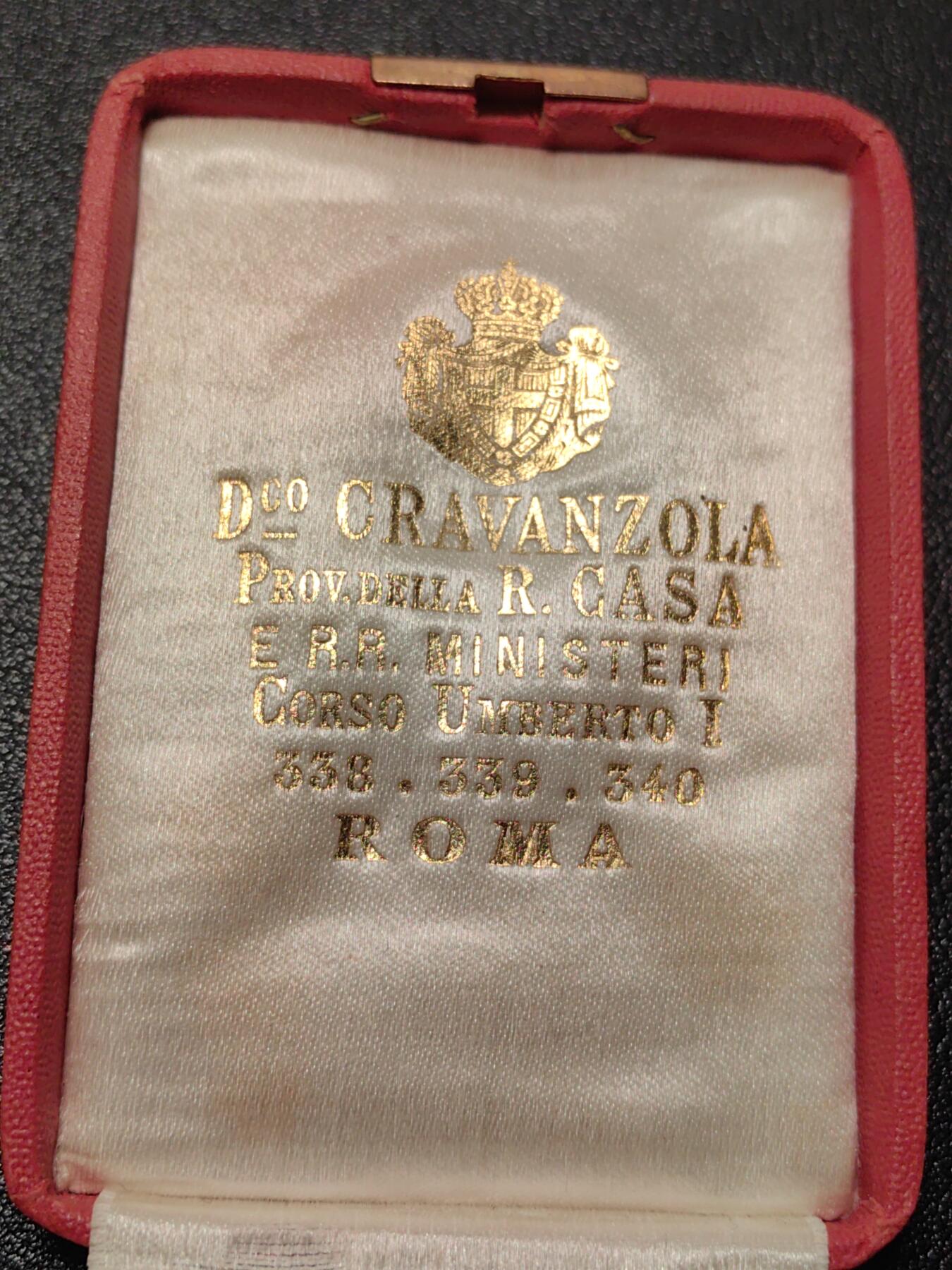 靖甫拍卖第九场 意大利王冠勋章带原盒