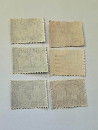 各国成套新旧票 英国邮票1940年黑便士邮票百年6全旧