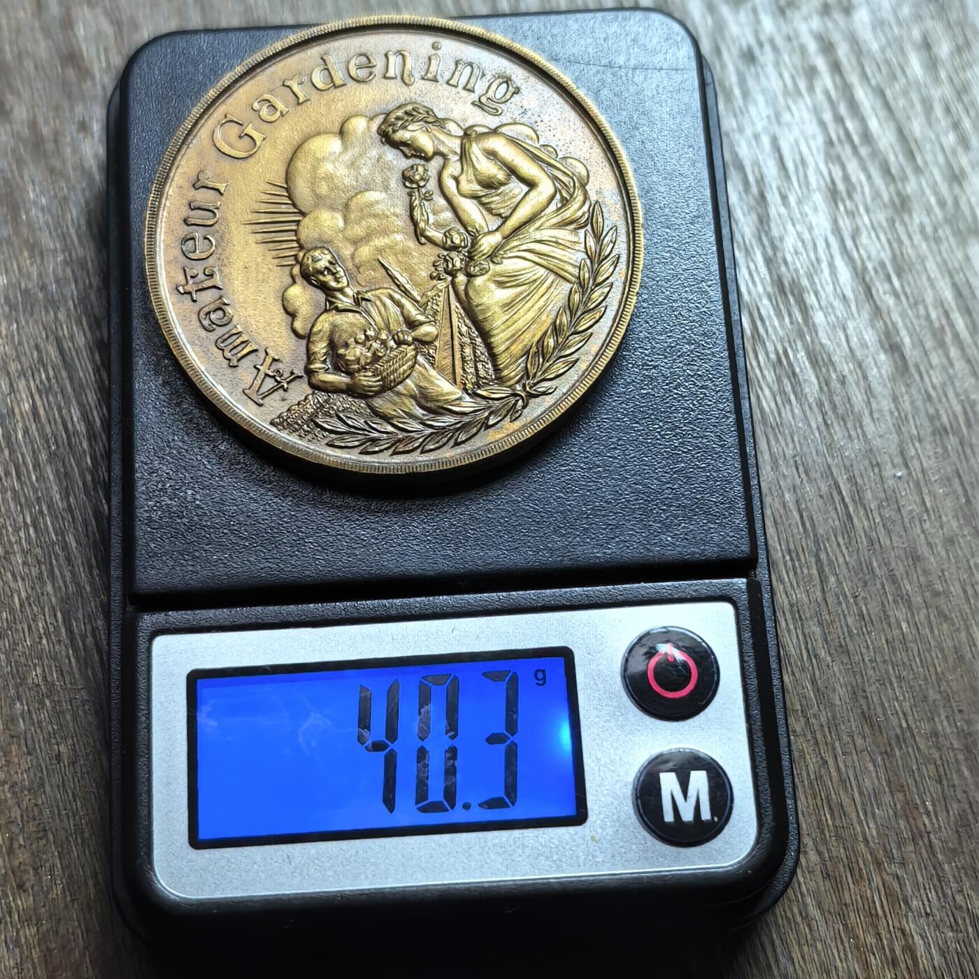 英国Amateur Gardening「业余园艺」主题园艺功绩铜质奖章 