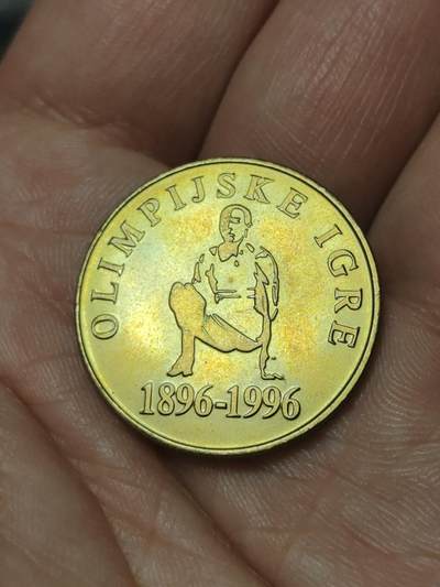 2026年第四十一场(总第二百一十场）外国好品散币场(免佣金) - 少见–斯洛文尼亚🇸🇮1996单年份5托拉尔(奥运百年纪念币)